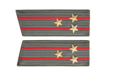 Soviet army officer shoulder strap clipart