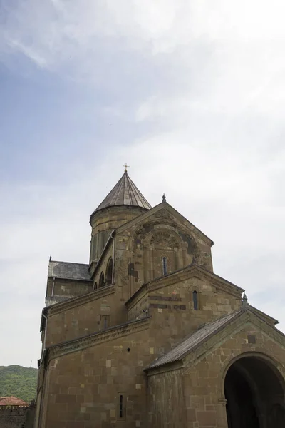 Svetitskhoveli Wschodnia Katedra Prawosławna Mcchecie Gruzja — Zdjęcie stockowe