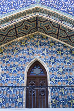 Tiflis, Gürcistan Orbeliani sülfür hamamları binasının detayları