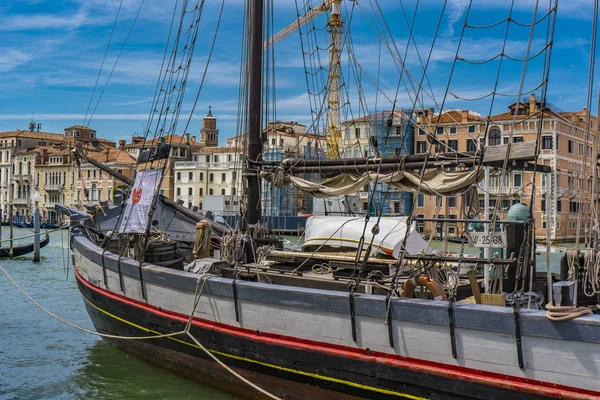 Venecia Italia Mayo 2019 Vista Nuovo Trionfo Último Velero Trabaccolo —  Fotos de Stock