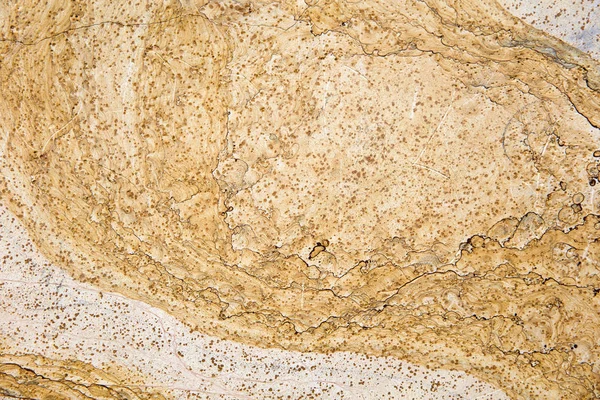 自然黄色大理石纹理背景背景的特写细节 — 图库照片