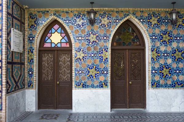 Detalhe Edifício Dos Banhos Enxofre Orbeliani Tbilisi Geórgia — Fotografia de Stock