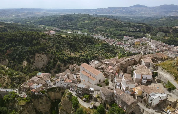Panoramic View Old Town Tursi Basilicata Region Italy — Stock Photo, Image