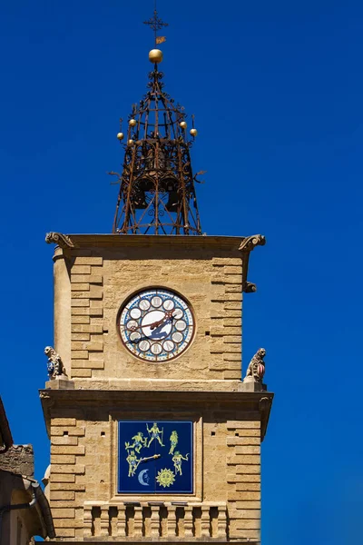 Close Clock Tower 1664 Salon Provence France — стоковое фото