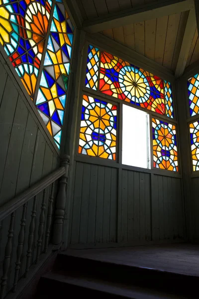 Tbilisi Georgia May 2019 Detail Stained Glass Window Tbilisi Georgia — Stock Photo, Image