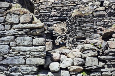 Gri parke taşı dokusunda görünümü yakınlat