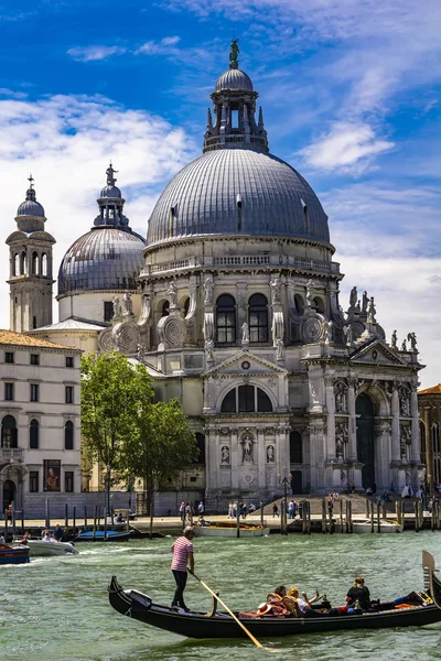 Venedig Italien Mai 2019 Unbekannte Stehen Der Basilica Santa Maria — Stockfoto