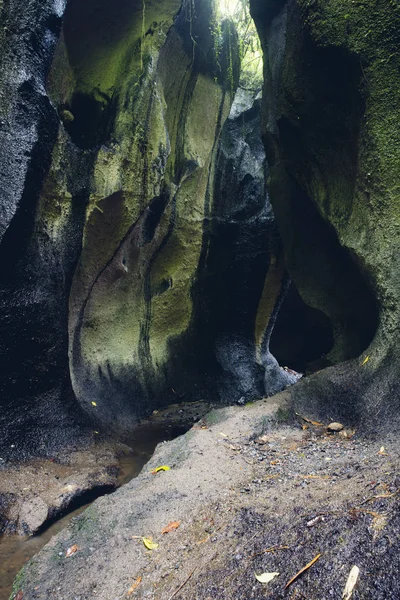 Vista Alla Cascata Tukad Cepung Bali Indonesia — Foto Stock