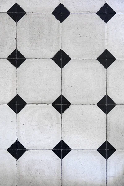 Zbliżenie Płytek Mozaiki Geometrycznym Wzorem — Zdjęcie stockowe