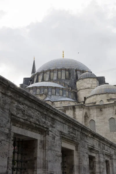 Vista Mezquita Suleymaniye Camii Centro Ciudad Estambul Turquía —  Fotos de Stock