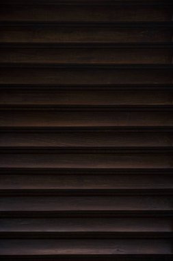 Kapalı panjur ların önde gelen çizgileri ile soyut ahşap doku deseni