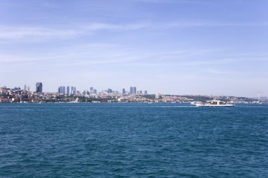 İstanbul Boğazı'nda tekne manzarası, Türkiye