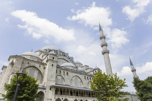 Veduta Della Moschea Suleymaniye Camii Nel Centro Della Città Istanbul — Foto Stock