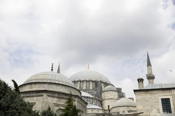 Vista Mezquita Suleymaniye Camii Centro Ciudad Estambul Turquía —  Fotos de Stock