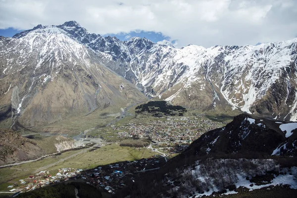Blick Auf Die Berge Höchsten Breitengrad Der Region Mtskheta Mtianeti — Stockfoto
