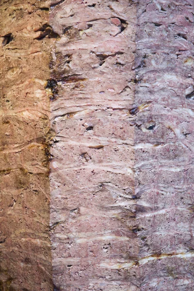 Närbild Detalj Doner Kebabkött — Stockfoto