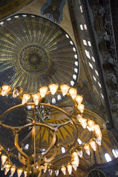 Luzes Hagia Sophi Istambul Turquia — Fotografia de Stock