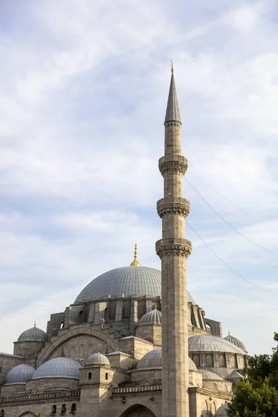 Veduta Della Moschea Suleymaniye Camii Nel Centro Della Città Istanbul — Foto Stock