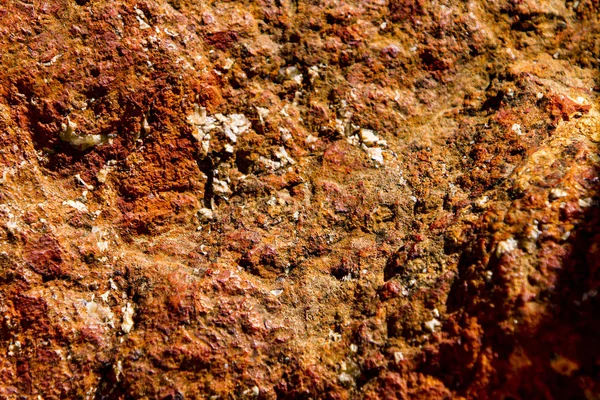 Fechar Textura Pedra Bauxite Bruto — Fotografia de Stock