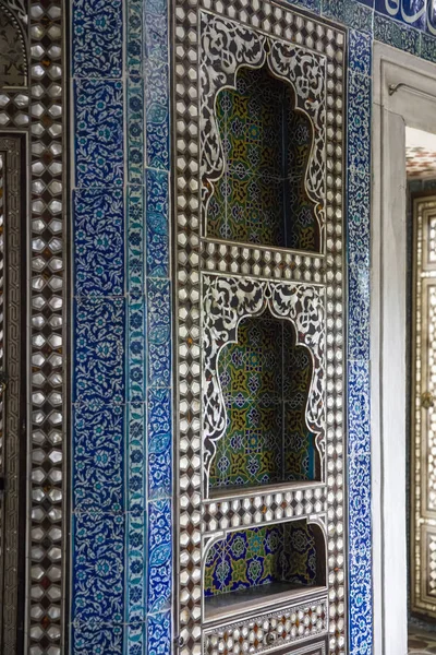 Interior Incrível Bonito Palácio Topkapi Istambul Turquia — Fotografia de Stock