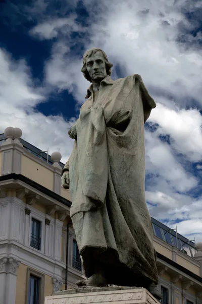 Monument Över Den Italienske Poeten Giuseppe Parini Milano Italien — Stockfoto