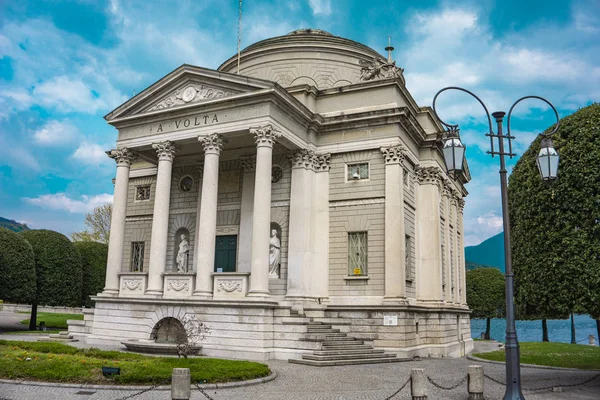 Tempio Voltiano Musée Côme Italie Dédié Scientifique Alessandro Volta — Photo