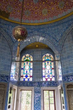 Topkapı Sarayı'nın İstanbul,Türkiye'deki muhteşem ve güzel iç mekanları