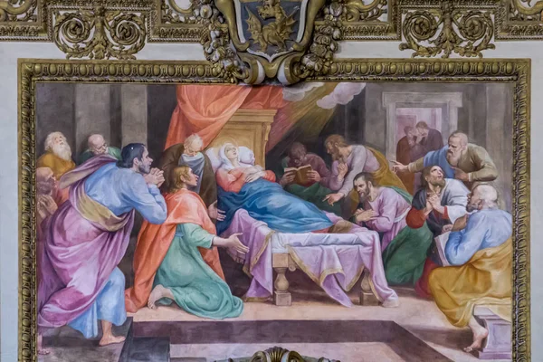 Rome Italië September 2018 Detail Van Het Interieur Van Kerk — Stockfoto