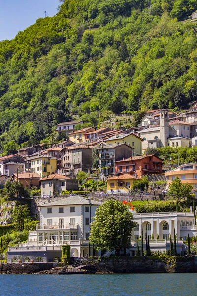 Vista Ciudad Laglio Lago Como Italia —  Fotos de Stock