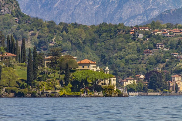 Vista Villa Del Balbianello Lago Como Italia — Foto de Stock