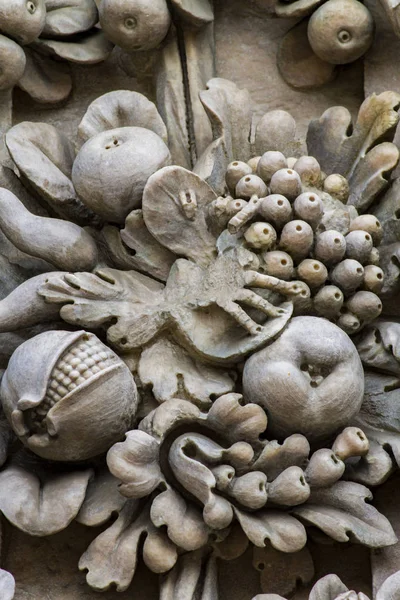 Closeup Detail Facade Milan Duomo Italy — Stock Photo, Image