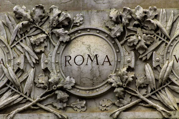 Detalhe Perto Monumento Giuseppe Garibaldi Milão Itália — Fotografia de Stock