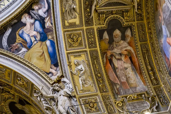 Rome Italië September 2018 Detail Van Het Interieur Van Kerk — Stockfoto