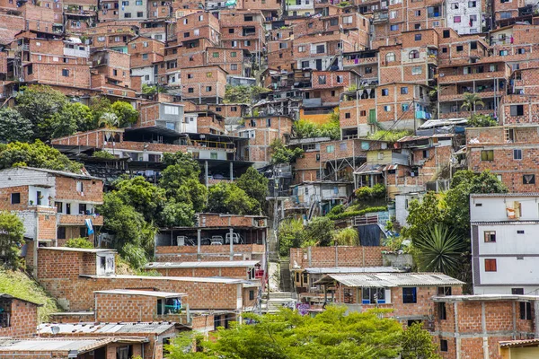 View Houses City Medellin Antioquia Colombia — Stock Photo, Image