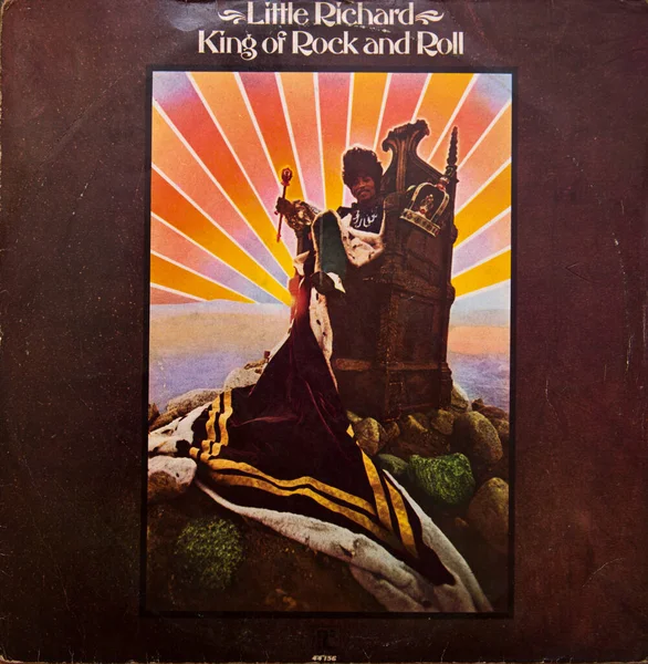 Couverture Album Vinyle King Rock Roll Little Richard Est Son — Photo