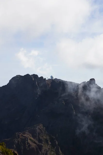 View Mountain Peak Pico Ruivo Madeira Island Portugal — Stock Photo, Image