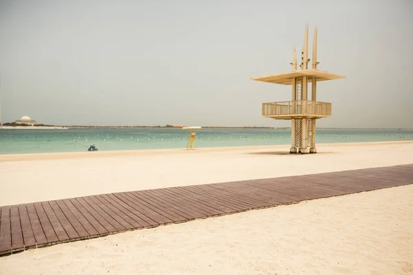 Playa Bahar Abu Dhabi Emiratos Árabes Unidos —  Fotos de Stock