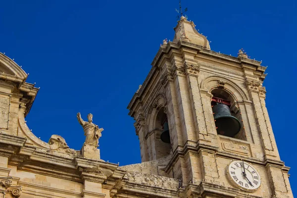 Detail Parish Church Catherine Zejtun Malta — Stock Photo, Image