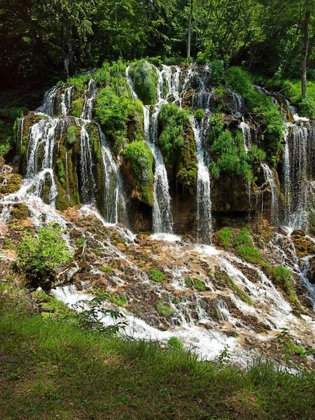 Cascadas Sopotnica Montaña Jadovnik Serbia — Foto de Stock