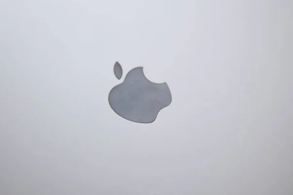 Macbook Bilgisayarından Ayrıntılar Macbook Apple Inc Tarafından Üretilen Bir Dizüstü — Stok fotoğraf