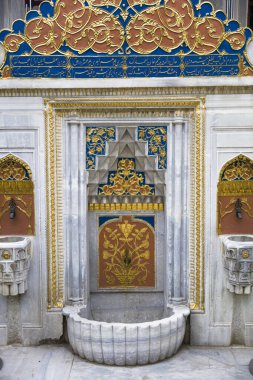 İstanbul, Türkiye 'deki Topkapı sarayının ayrıntıları