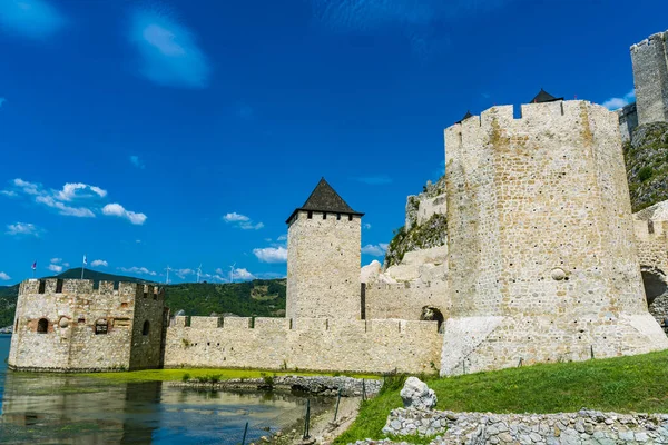 View Medieval Golubac Fortress Serbia — Stock Photo, Image