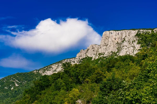 View Danube Gorge Djerdap Serbian Romanian Border — Stock Photo, Image