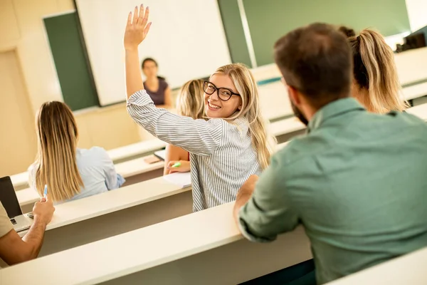 Grupp Universitetslektorer Klassrummet — Stockfoto