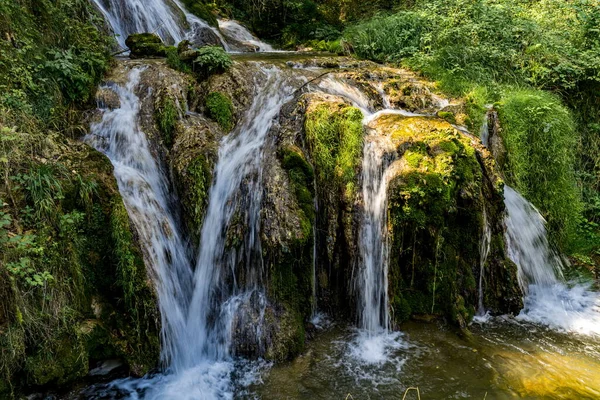 Kilátás Gostilje Vízesés Zlatibor Hegy Szerbiában — Stock Fotó