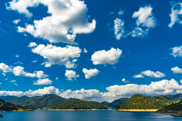 Vue Sur Lac Zaovine Serbie — Photo