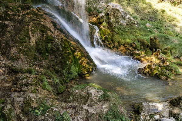 Kilátás Gostilje Vízesés Zlatibor Hegy Szerbiában — Stock Fotó