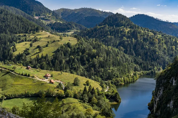 Vista Lago Zaovine Serbia —  Fotos de Stock