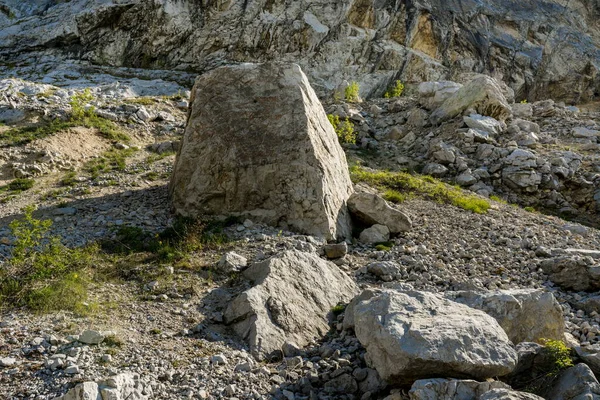 Blick Auf Felsbrocken Der Donauschlucht Djerdap Der Serbisch Rumänischen Grenze — Stockfoto