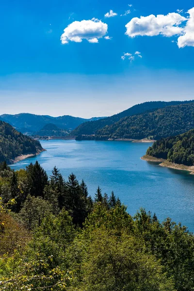 Vista Lago Zaovine Serbia — Foto de Stock